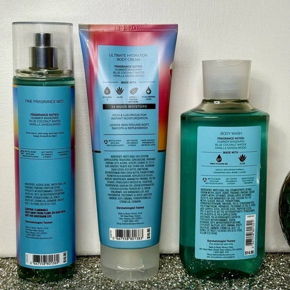 Bath & Body Works Endless Weekend Tropical Summer Gift Set Nwt - Picture 4 of 6